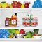 Sorbus Lazy Susan Organizer Set for Refrigerator Organizing | Rotating Lazy Susan Turntable, Includes 2 Flat & 1 Two-Tier